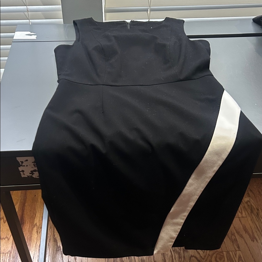 Elegant Black and White Dress